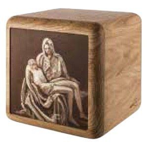 Compassion Oak Wood Urn